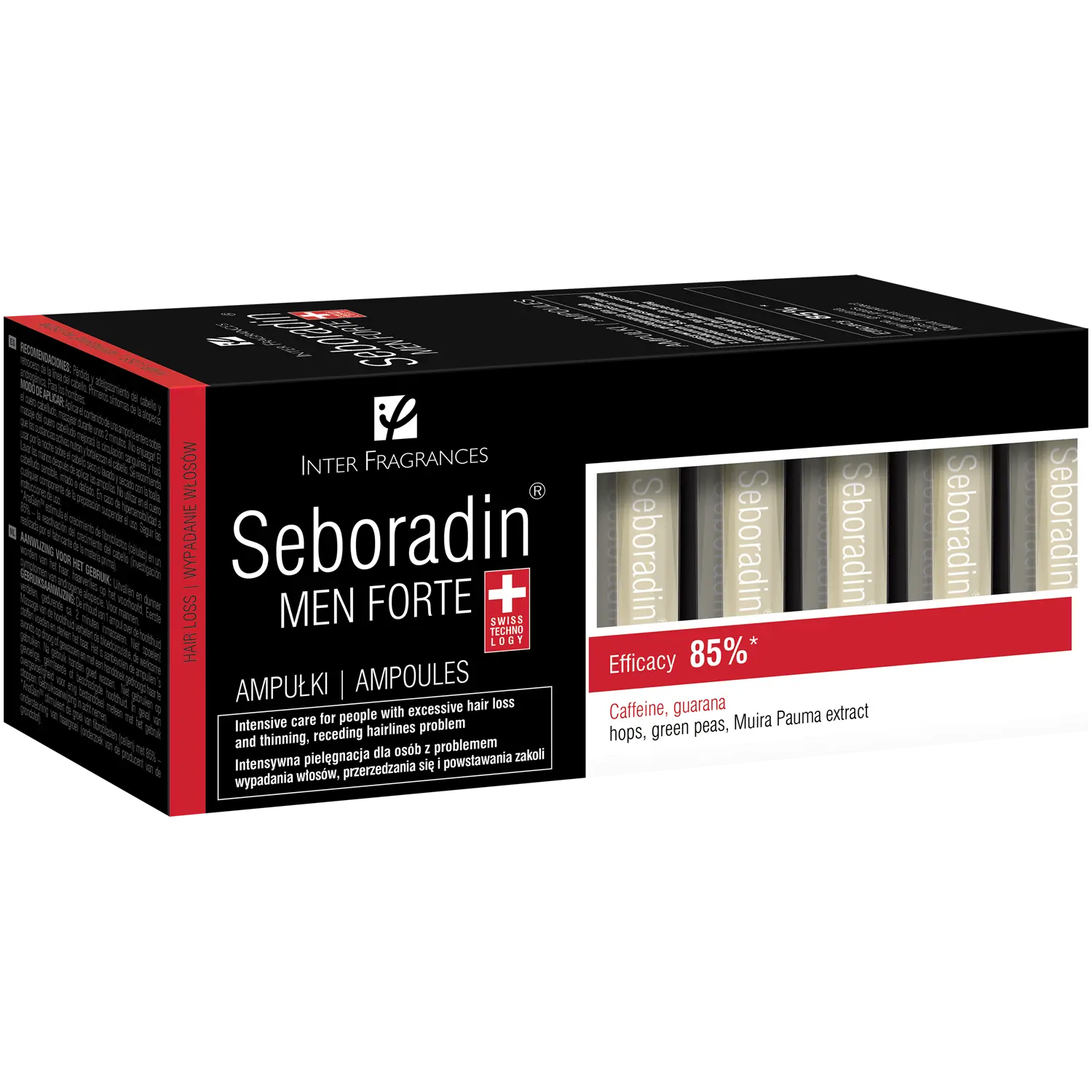 Seboradin Men Forte ампулы против преждевременного выпадения волос, 14х5,5 мл/1 уп.
Seboradin Men Forte ампулы против преждевременного выпадения волос, 14х5,5 мл/1 уп.