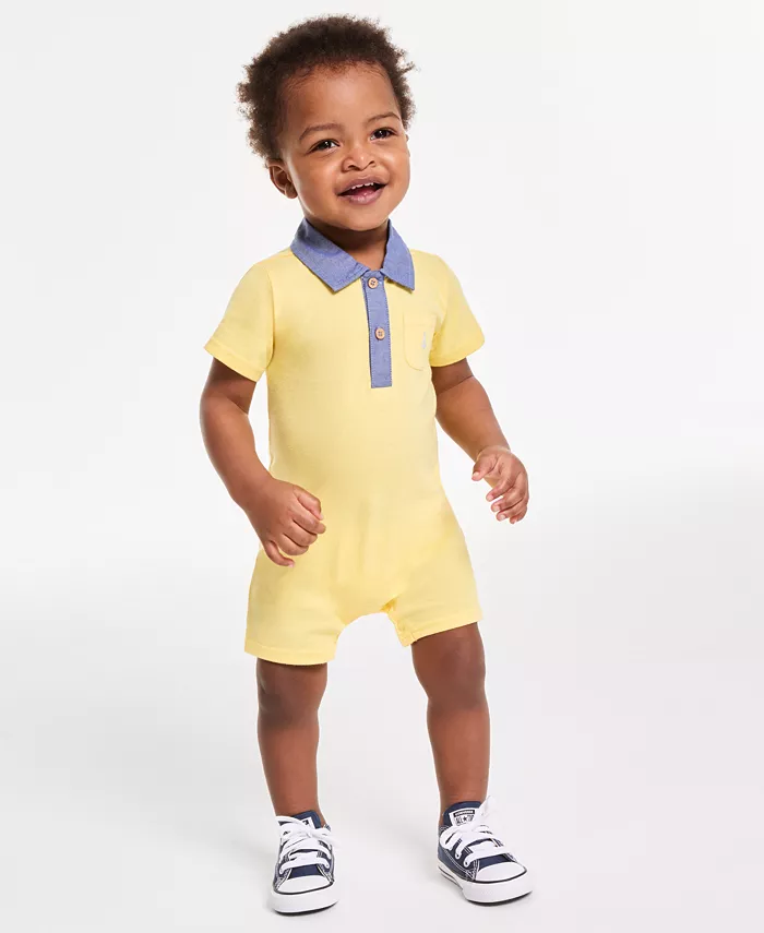 Детский вышитый комбинезон-лодочка для мальчиков First Impressions, желтый
Детский вышитый комбинезон-лодочка для мальчиков First Impressions, желтый