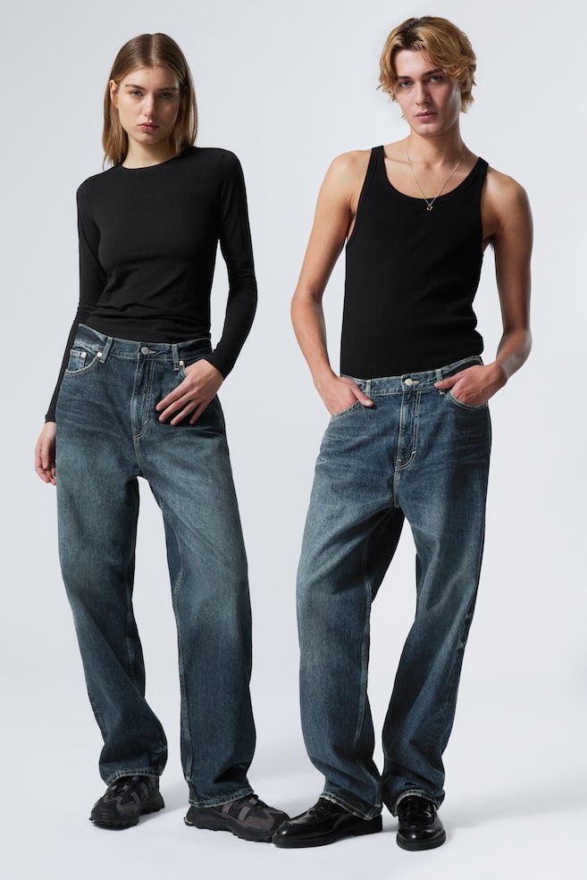 Джинсы Galaxy свободного кроя прямого кроя Weekday, синий
Джинсы Galaxy свободного кроя прямого кроя Weekday, синий