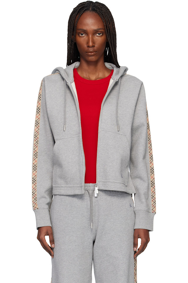 Burberry Хлопковая толстовка на молнии с клетчатым узором серого цвета, Серый, Burberry Хлопковая толстовка на молнии с клетчатым узором серого цвета
Burberry Хлопковая толстовка на молнии с клетчатым узором серого цвета, Серый, Burberry Хлопковая толстовка на молнии с клетчатым узором серого цвета