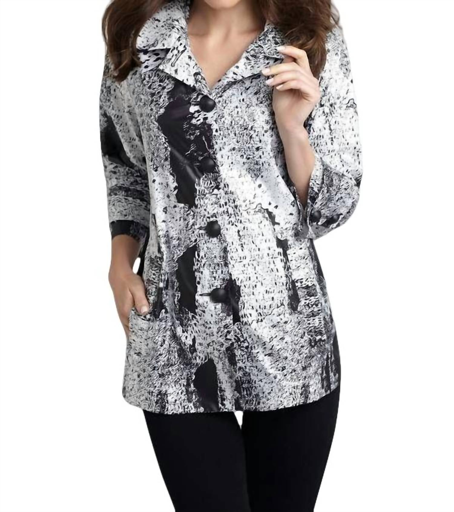 Куртка-дождевик White Noise в черно-белом цвете ANGEL, Черный, Куртка-дождевик White Noise в черно-белом цвете ANGEL
Куртка-дождевик White Noise в черно-белом цвете ANGEL, Черный, Куртка-дождевик White Noise в черно-белом цвете ANGEL