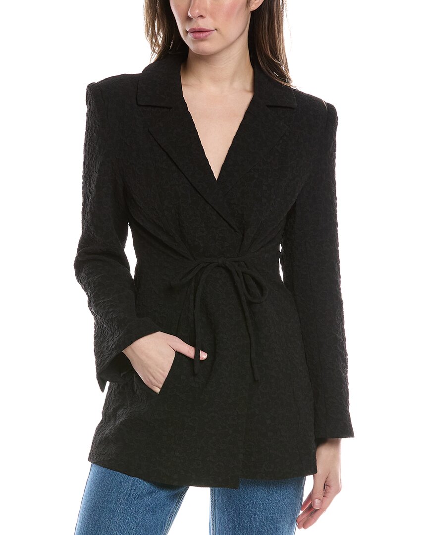 GANNI Фактурный блейзер, черный
GANNI Фактурный блейзер, черный