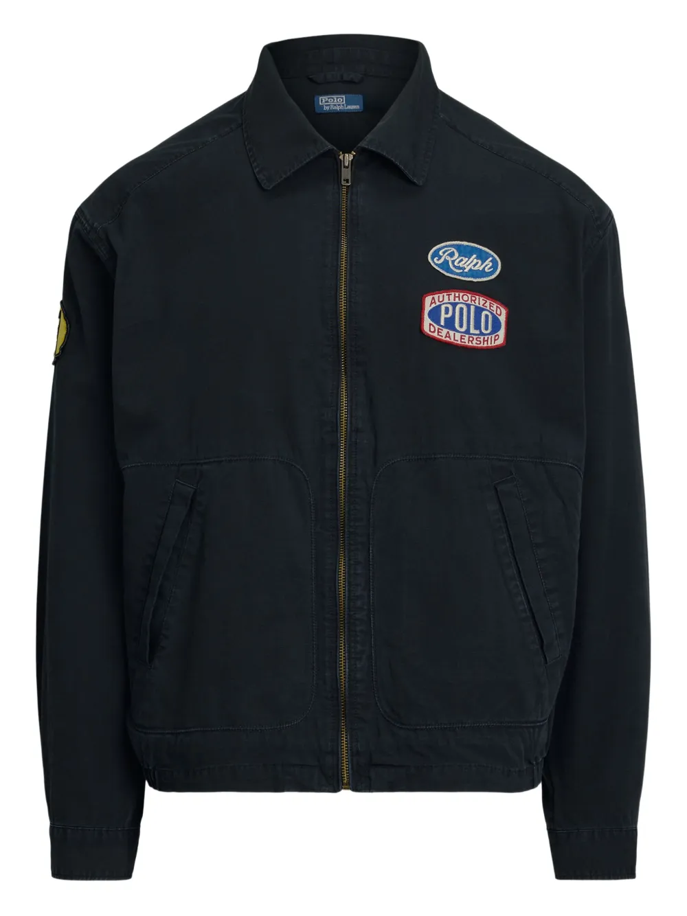 Куртка на молнии с вышивкой POLO RALPH LAUREN, черный 
Куртка на молнии с вышивкой POLO RALPH LAUREN, черный