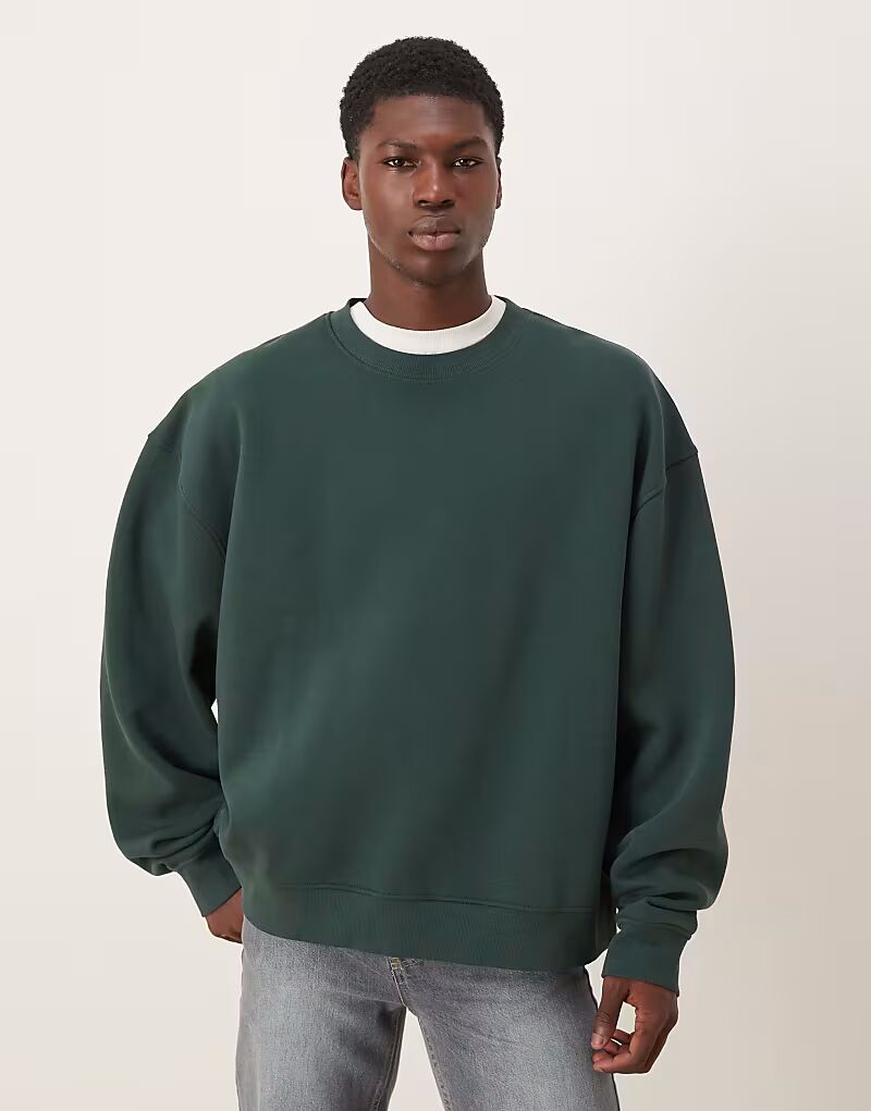 Свободный свитшот Essentials темно-зеленого цвета Asos Design
Свободный свитшот Essentials темно-зеленого цвета Asos Design