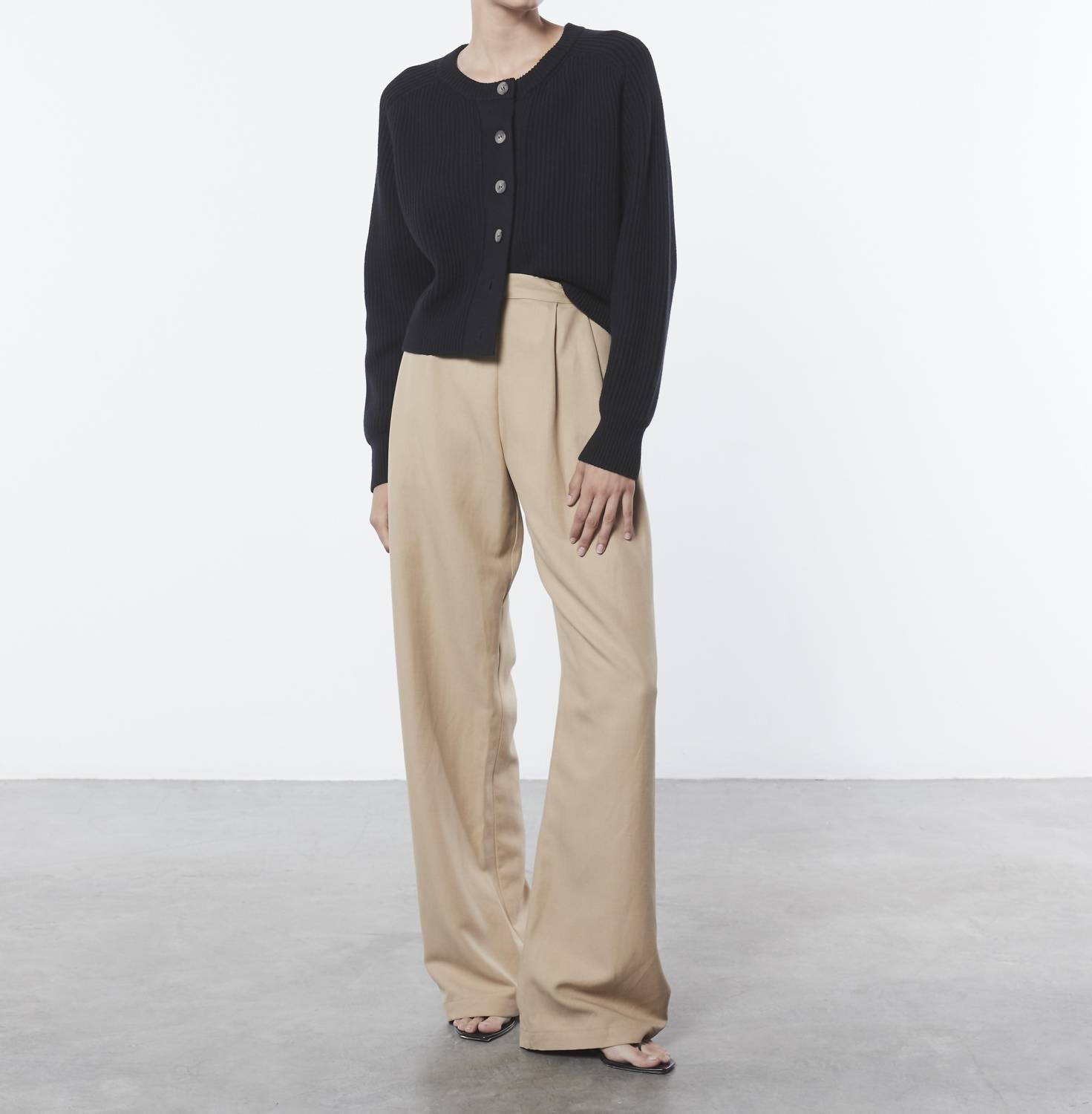 Твиловые плиссированные брюки цвета загара Enza Costa, цвет tan
Твиловые плиссированные брюки цвета загара Enza Costa, цвет tan