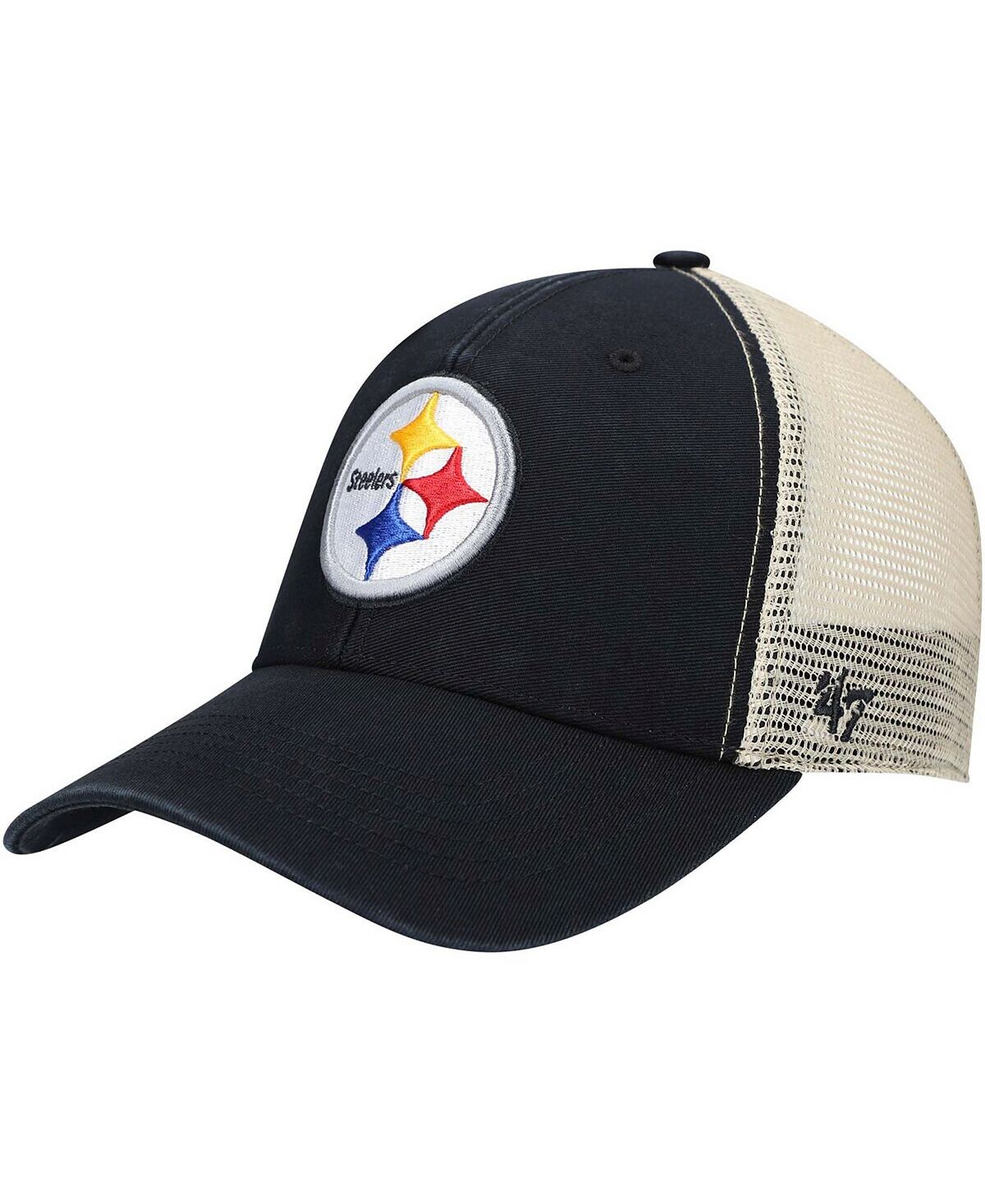 Мужская черная кепка Snapback Pittsburgh Steelers Flagship MVP '47 Brand
Мужская черная кепка Snapback Pittsburgh Steelers Flagship MVP '47 Brand