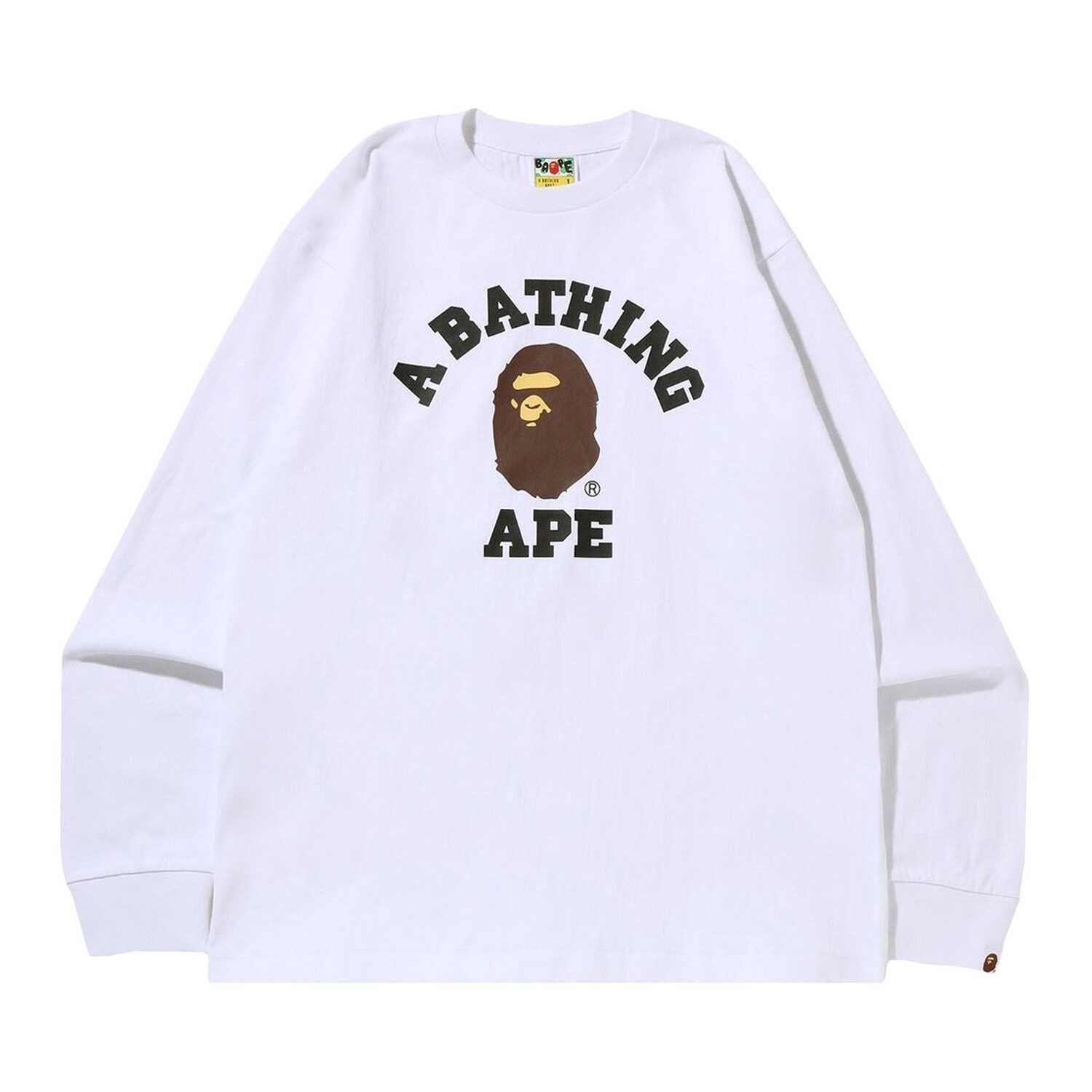 Футболка с длинными рукавами BAPE College, Белая, Белый, Футболка с длинными рукавами BAPE College, Белая
Футболка с длинными рукавами BAPE College, Белая, Белый, Футболка с длинными рукавами BAPE College, Белая