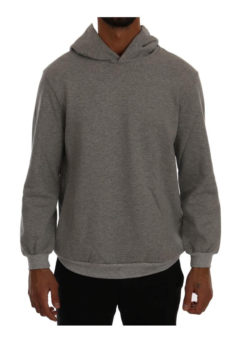 Хлопковый свитер с капюшоном Daniele Alessandrini, серый
Хлопковый свитер с капюшоном Daniele Alessandrini, серый