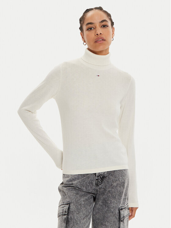 Свитер с высоким воротником обычного кроя Tommy Jeans, экрю
Свитер с высоким воротником обычного кроя Tommy Jeans, экрю