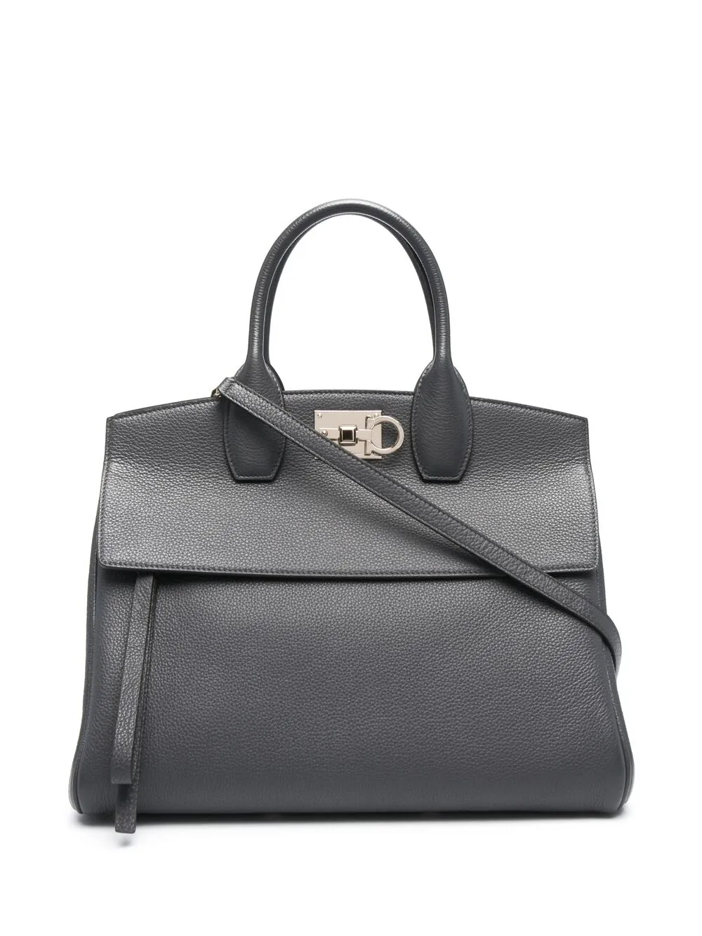 Сумка Studio с верхними ручками Ferragamo, серый
Сумка Studio с верхними ручками Ferragamo, серый