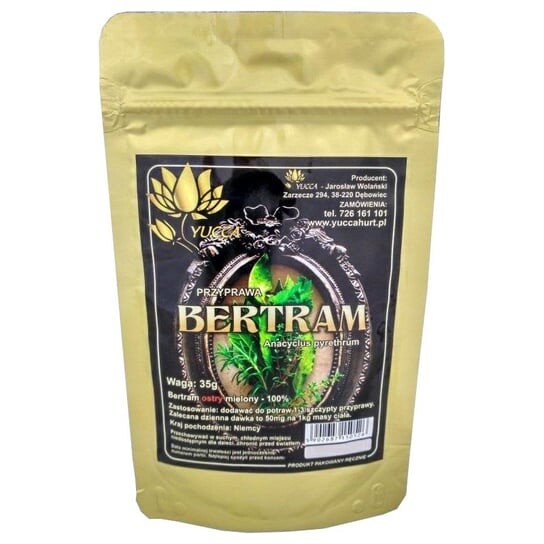 Yucca, Листья Bertram 35G острая, молотая
Yucca, Листья Bertram 35G острая, молотая