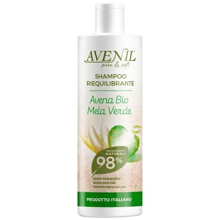Avenil Pure Soft Шампунь Riequilibrante Avena Bio e Mela Verde 400 мл
Avenil Pure Soft Шампунь Riequilibrante Avena Bio e Mela Verde 400 мл