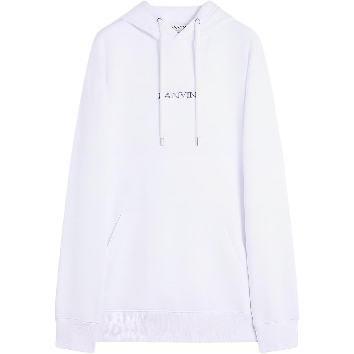 Хлопковая толстовка с вышитым логотипом Lanvin, белый
Хлопковая толстовка с вышитым логотипом Lanvin, белый