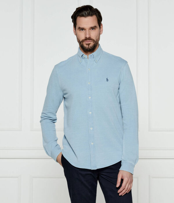 Рубашка мужская Polo Ralph Lauren хлопковая однотонная, голубой
Рубашка мужская Polo Ralph Lauren хлопковая однотонная, голубой