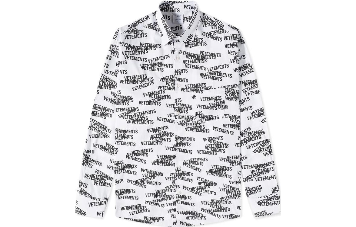 Рубашка мужская белая Vetements, белый
Рубашка мужская белая Vetements, белый