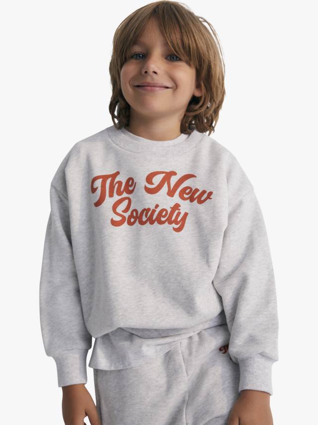 Детский хлопковый свитшот с принтом логотипа The New Society, Grey
Детский хлопковый свитшот с принтом логотипа The New Society, Grey