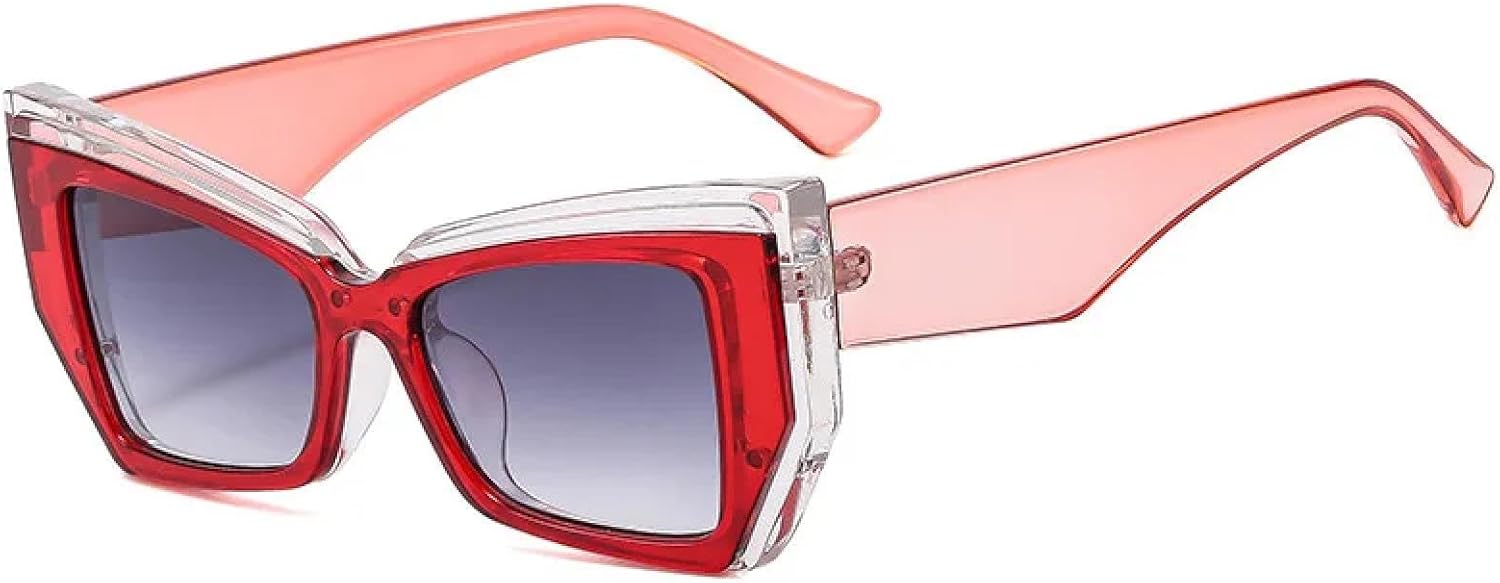 Винтажные солнцезащитные очки для женщин, роскошные разноцветные солнцезащитные очки с защитой от УФ-излучения UV400, модные ретро-очки с градиентными линзами HHZZYVY, Red-gray
Винтажные солнцезащитные очки для женщин, роскошные разноцветные солнцезащитные очки с защитой от УФ-излучения UV400, модные ретро-очки с градиентными линзами HHZZYVY, Red-gray