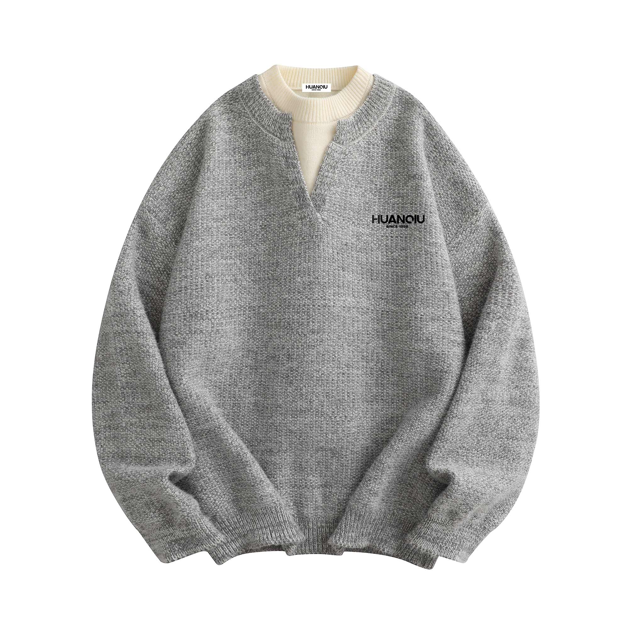 Трикотажный комплект Unisex с круглым вырезом Moderate Mock HUANQIU, белый серый
Трикотажный комплект Unisex с круглым вырезом Moderate Mock HUANQIU, белый серый