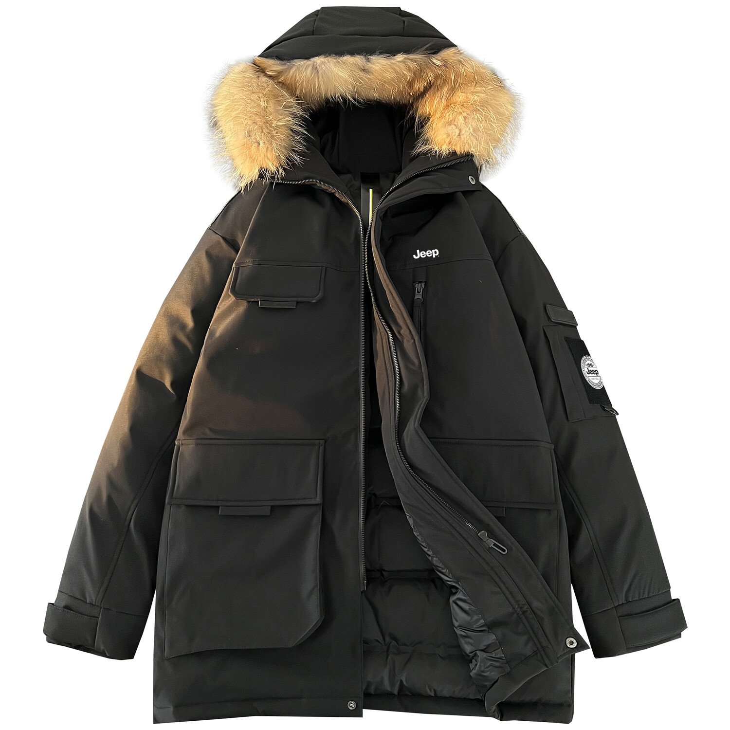 Пуховик унисекс Jeep, белый
Пуховик унисекс Jeep, белый