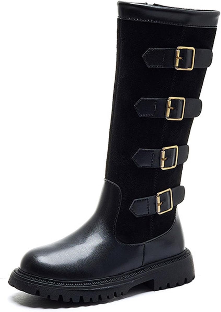 Детские замшевые ботфорты с молнией сбоку и ремешком, панк-гот стиль, высокие ботинки для верховой езды, мода осень-зима, длинные ботинки, размер 4-12 лет Generic, #01 Black
Детские замшевые ботфорты с молнией сбоку и ремешком, панк-гот стиль, высокие ботинки для верховой езды, мода осень-зима, длинные ботинки, размер 4-12 лет Generic, #01 Black