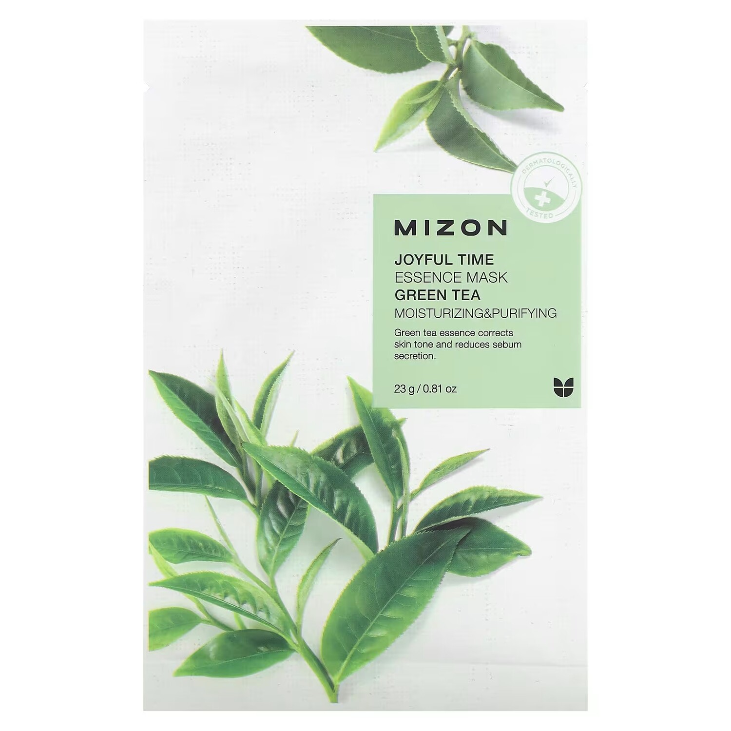 Mizon Joyful Time Essence Beauty Mask Зеленый чай, 1 лист, 0,81 унции (23 г)
Mizon Joyful Time Essence Beauty Mask Зеленый чай, 1 лист, 0,81 унции (23 г)