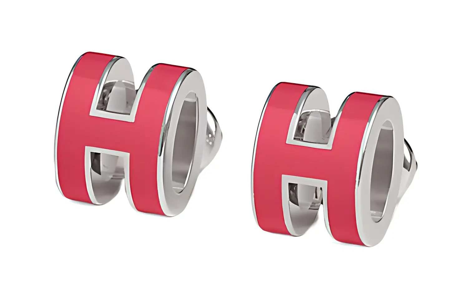 HERMES Серьги POP H Collection женские розово-красные
HERMES Серьги POP H Collection женские розово-красные