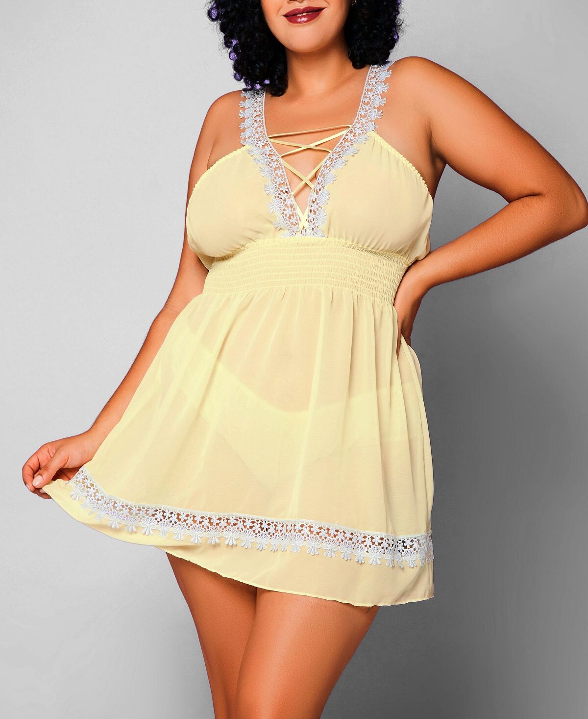 Женская шифоновая и кружевная сорочка и трусики daisy plus size icollection женский вязаный топ lindey из 2 предметов и комплект Hauty
Женская шифоновая и кружевная сорочка и трусики daisy plus size icollection женский вязаный топ lindey из 2 предметов и комплект Hauty