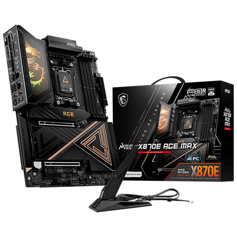 Материнская плата MSI MEG X870E ACE MAX, AM5, DDR5, Wi-Fi
Материнская плата MSI MEG X870E ACE MAX, AM5, DDR5, Wi-Fi