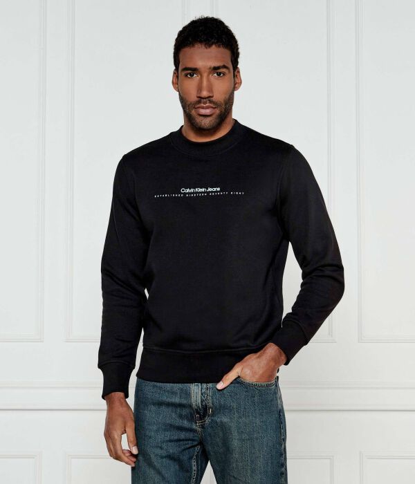 Толстовка мужская Calvin Klein Jeans с круглым вырезом, черный
Толстовка мужская Calvin Klein Jeans с круглым вырезом, черный