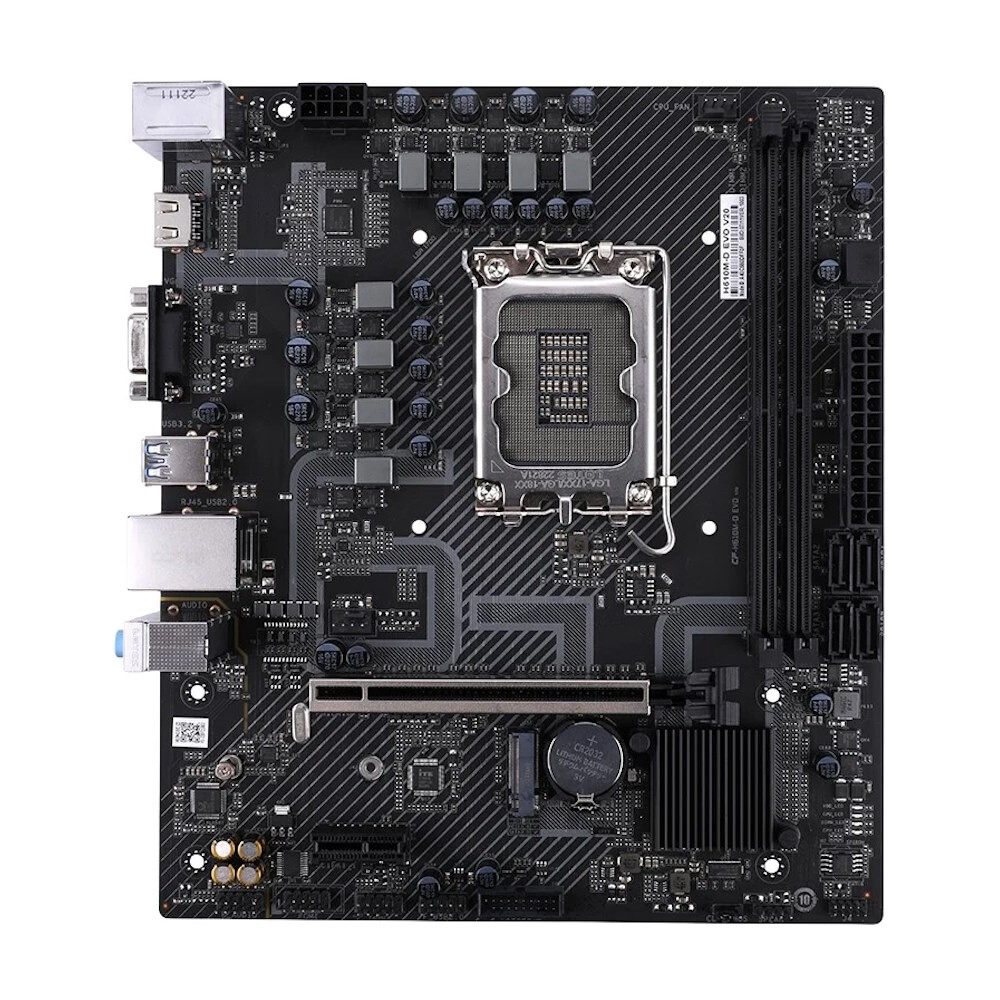 Материнская плата Colorful H610M-D EVO V20, LGA 1700, DDR4
Материнская плата Colorful H610M-D EVO V20, LGA 1700, DDR4