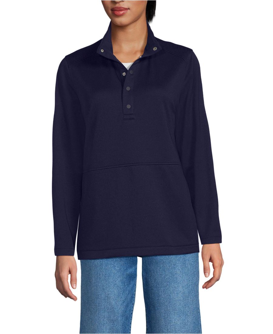 Мужская/унисекс рубашка-пуловер Grid Tech с отложным воротником Lands' End, True navy
Мужская/унисекс рубашка-пуловер Grid Tech с отложным воротником Lands' End, True navy