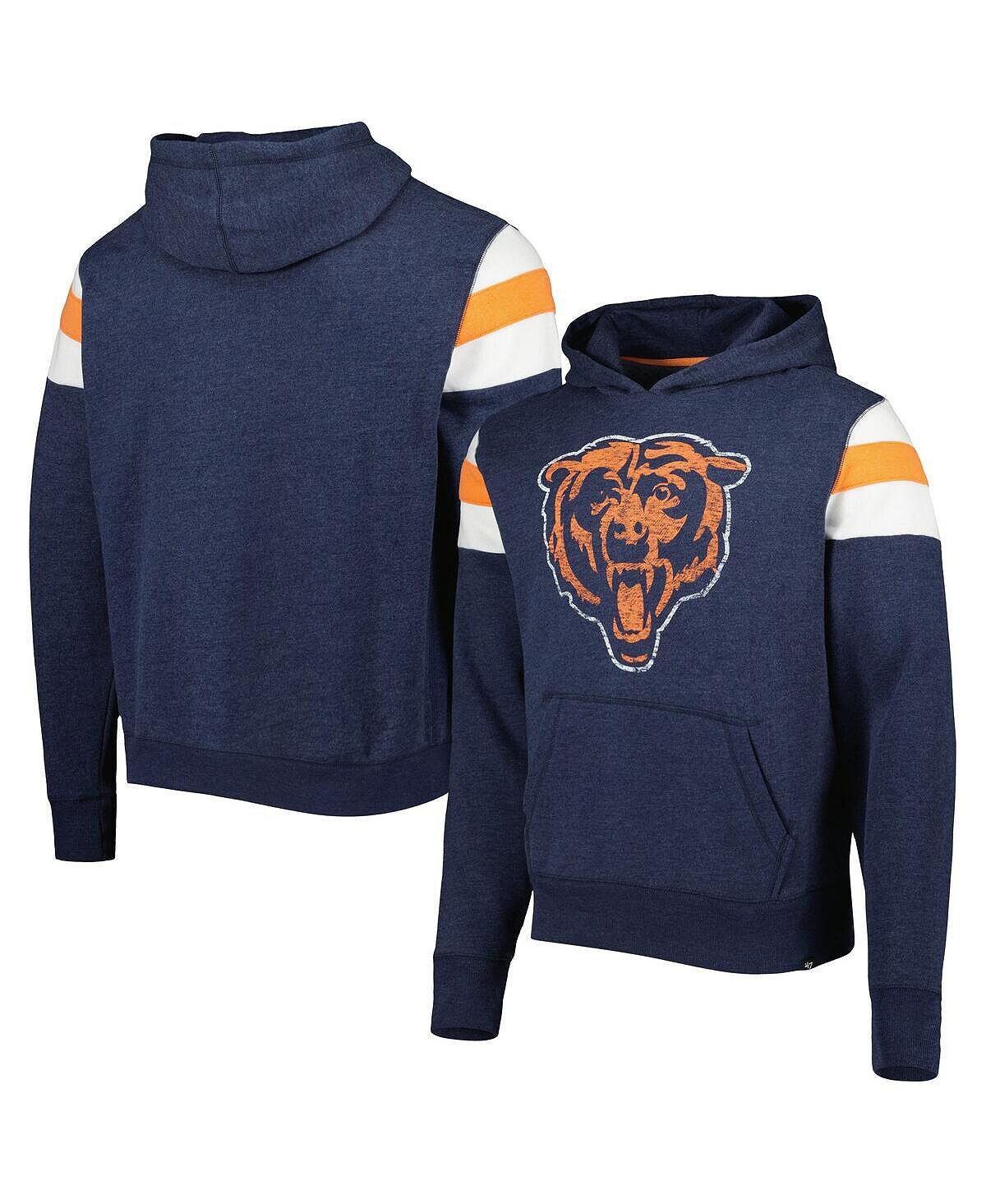 Мужская темно-синяя толстовка с капюшоном chicago bears premier nico '47 Brand, синий
Мужская темно-синяя толстовка с капюшоном chicago bears premier nico '47 Brand, синий