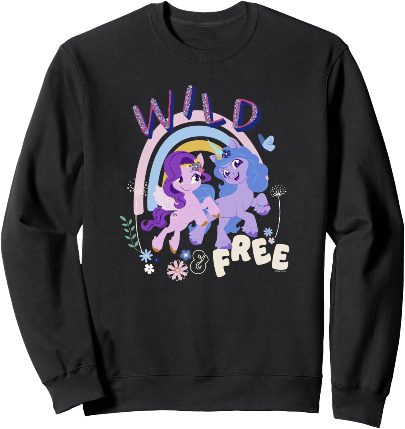 Толстовка My Little Pony: Новое поколение Принцессы Лепестки и Иззи, черная
Толстовка My Little Pony: Новое поколение Принцессы Лепестки и Иззи, черная