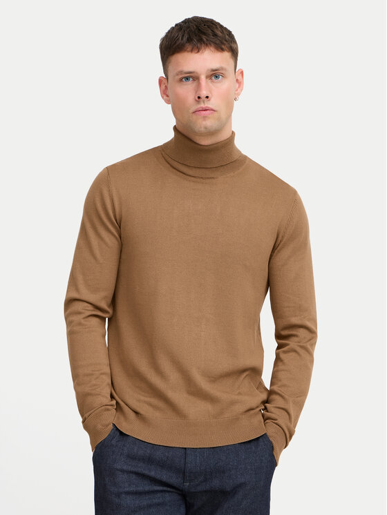 Свитер с высоким воротником обычного кроя Blend, коричневый
Свитер с высоким воротником обычного кроя Blend, коричневый