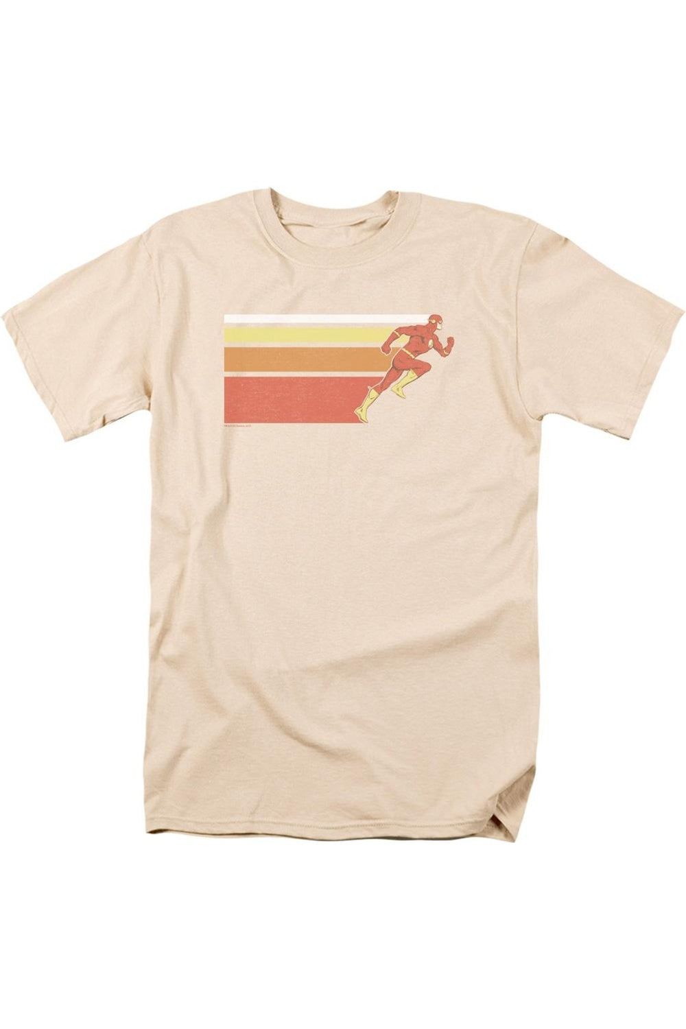 Футболка с коротким рукавом для взрослых с героями комиксов DC Flash Flash Retro Bars Gildan, кремовый
Футболка с коротким рукавом для взрослых с героями комиксов DC Flash Flash Retro Bars Gildan, кремовый