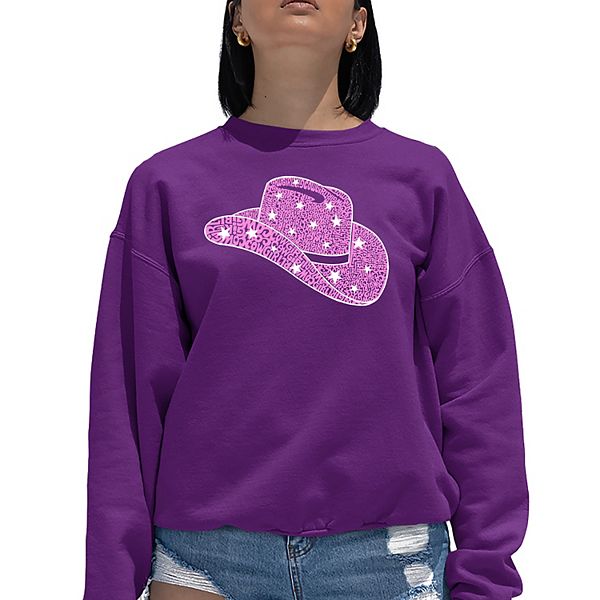 Свитшот с принтом Cowgirl hat La Pop Art, Purple
Свитшот с принтом Cowgirl hat La Pop Art, Purple