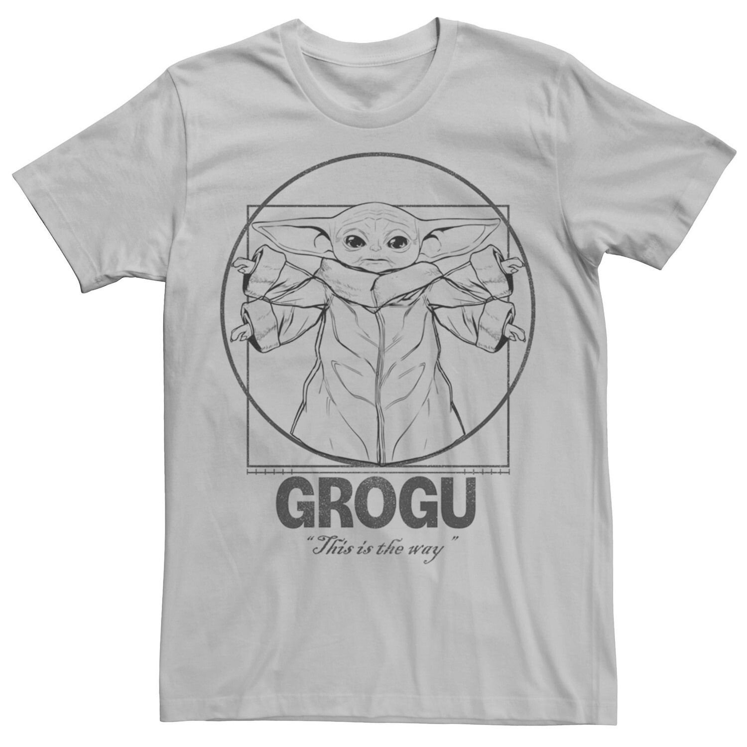 Мужская футболка с графическим рисунком Star Wars The Mandalorian Vitruvian Grogu Lineart Licensed Character
Мужская футболка с графическим рисунком Star Wars The Mandalorian Vitruvian Grogu Lineart Licensed Character