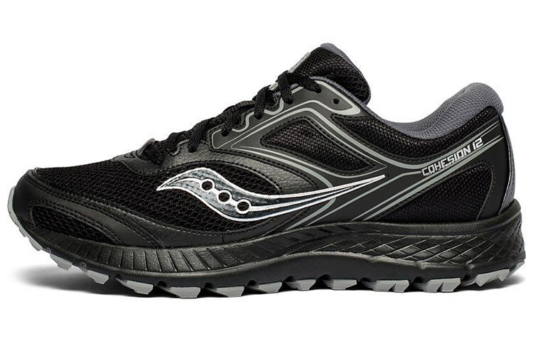 Кроссовки Cohesion 12 мужские с низким верхом, черные/серые Saucony, Черный, Кроссовки Cohesion 12 мужские с низким верхом, черные/серые Saucony 
Кроссовки Cohesion 12 мужские с низким верхом, черные/серые Saucony, Черный, Кроссовки Cohesion 12 мужские с низким верхом, черные/серые Saucony