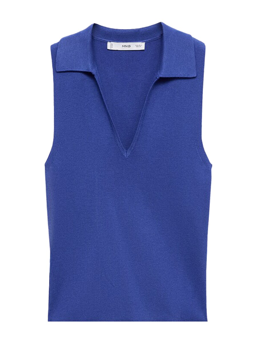 Вязаный топ MANGO MOISO, синий
Вязаный топ MANGO MOISO, синий