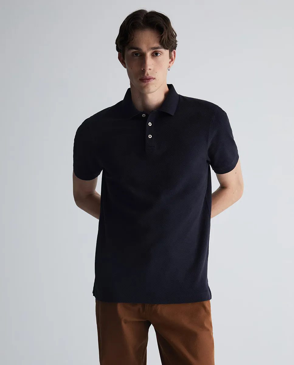 Базовый поло Sfera, темно-синий
Базовый поло Sfera, темно-синий