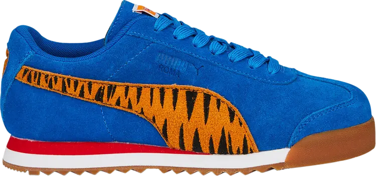 Кроссовки Puma Frosted Flakes x Roma Big Kid Tony the Tiger, синий 
Кроссовки Puma Frosted Flakes x Roma Big Kid Tony the Tiger, синий