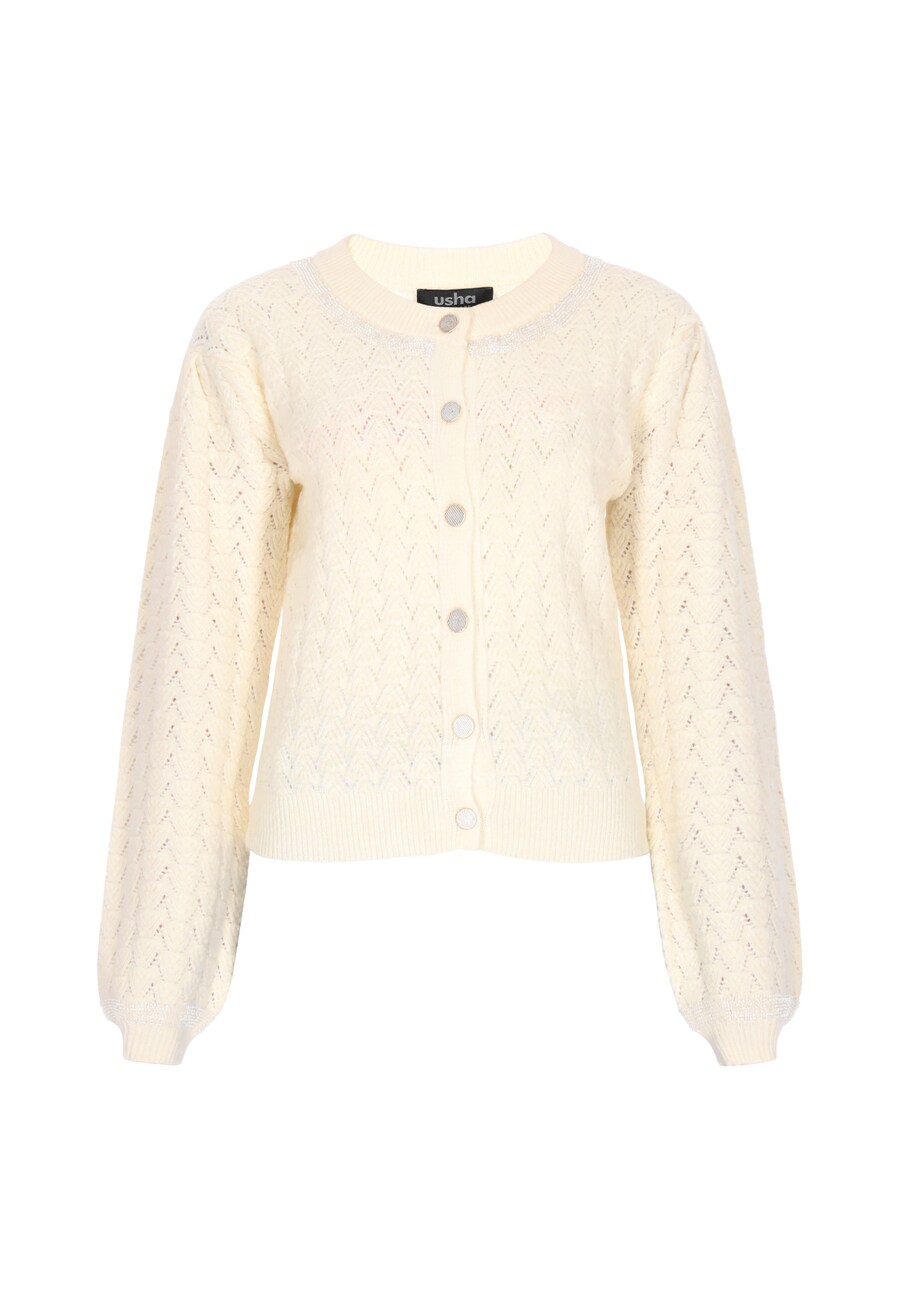 Вязаный кардиган usha BLACK LABEL, Wool White
Вязаный кардиган usha BLACK LABEL, Wool White