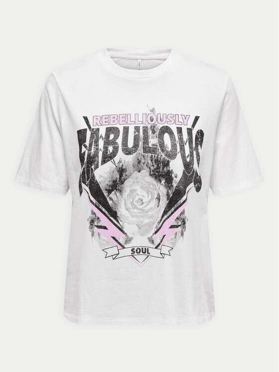 Футболка стандартного кроя Only, белый
Футболка стандартного кроя Only, белый