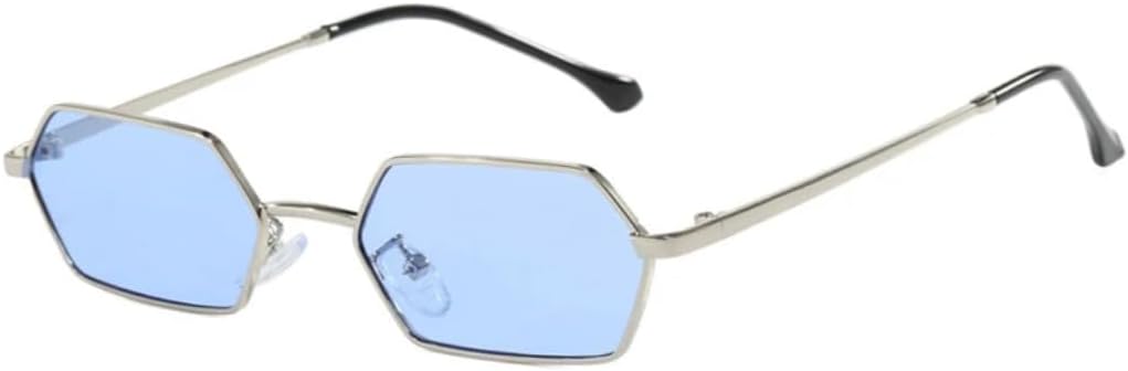 Солнцезащитные очки с защитой UV400 | Металлическая оправа, цветные линзы | Для женщин и мужчин, для занятий спортом на открытом воздухе и вождения DSVIGF, Silver Blue
Солнцезащитные очки с защитой UV400 | Металлическая оправа, цветные линзы | Для женщин и мужчин, для занятий спортом на открытом воздухе и вождения DSVIGF, Silver Blue