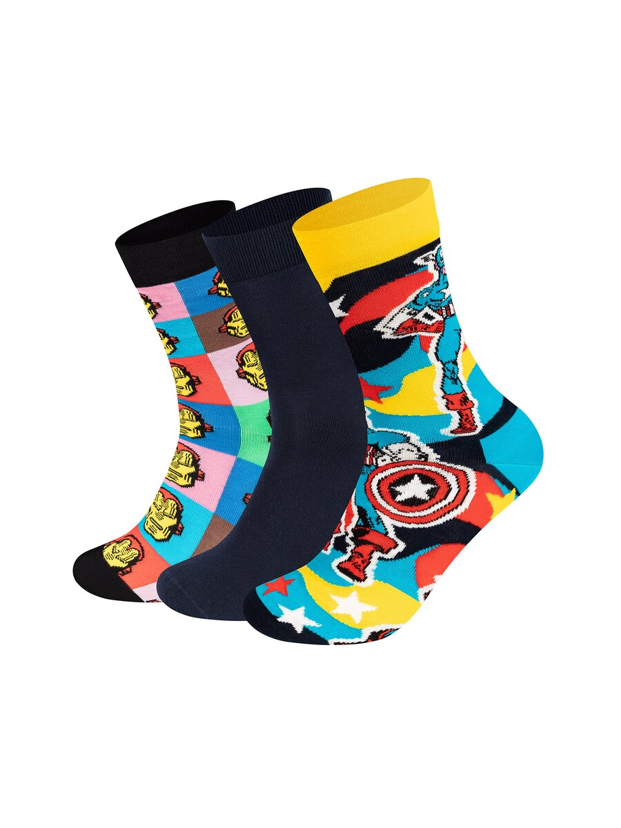 Носки Happy Socks MARVEL Captain America-Iron Man, разноцветный
Носки Happy Socks MARVEL Captain America-Iron Man, разноцветный