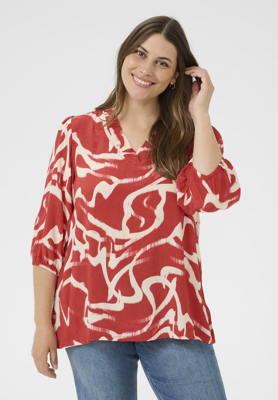 Блуза Kaffe Curve MAREN FRILL, True Red Nature Graphic/Red
Блуза Kaffe Curve MAREN FRILL, True Red Nature Graphic/Red