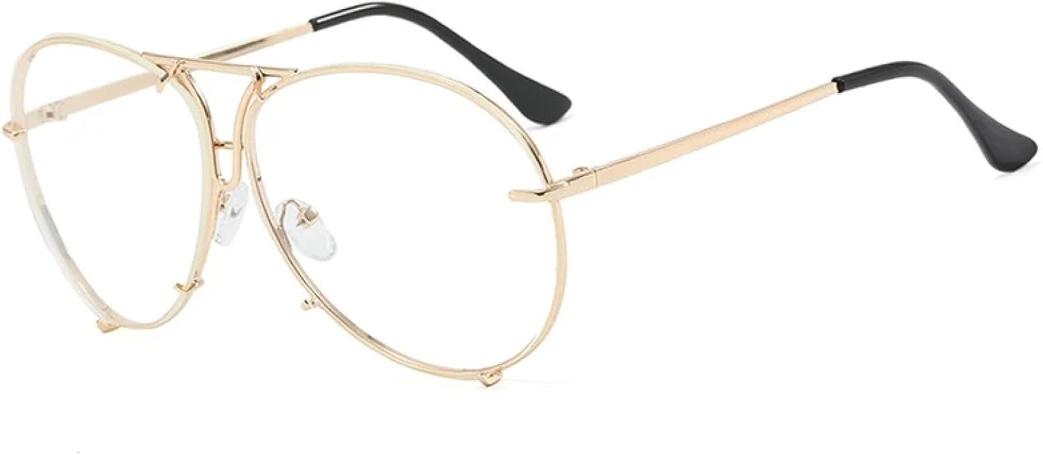 Классические большие мужские солнцезащитные очки, винтажные металлические солнцезащитные очки для женщин, зеркальные очки с градиентной расцветкой, мужские очки для вождения, защита от УФ-излучения UV400 TKKTLLT, Gold Clear
Классические большие мужские солнцезащитные очки, винтажные металлические солнцезащитные очки для женщин, зеркальные очки с градиентной расцветкой, мужские очки для вождения, защита от УФ-излучения UV400 TKKTLLT, Gold Clear