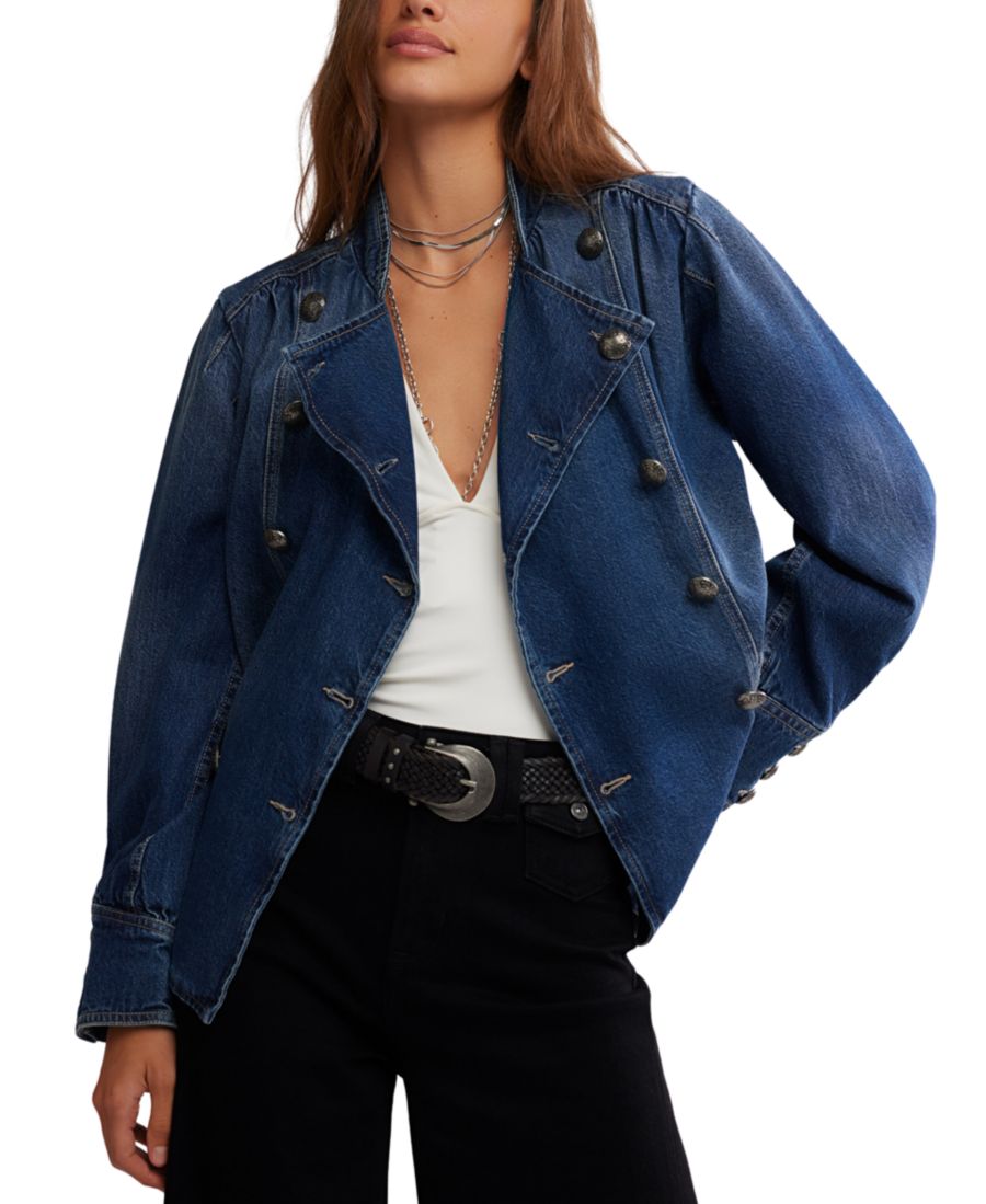 Женская джинсовая куртка Imogene Officer Free People, Ensign Wash
Женская джинсовая куртка Imogene Officer Free People, Ensign Wash