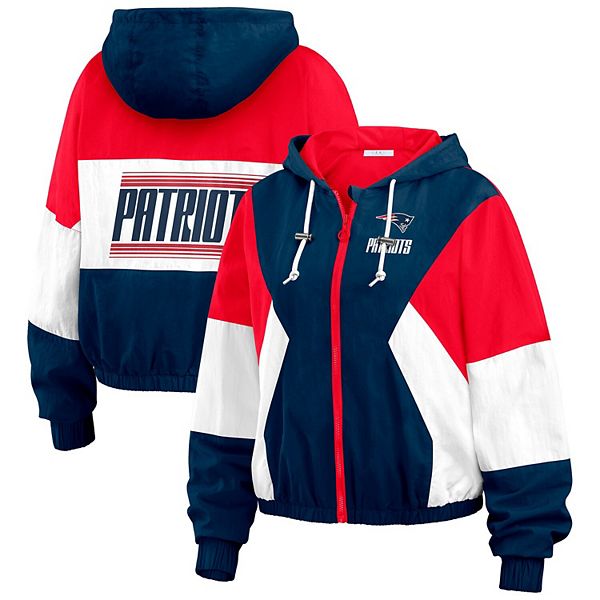 Ветровка с цветными блоками New England Patriots для женщин Wear By Erin Andrews
Ветровка с цветными блоками New England Patriots для женщин Wear By Erin Andrews