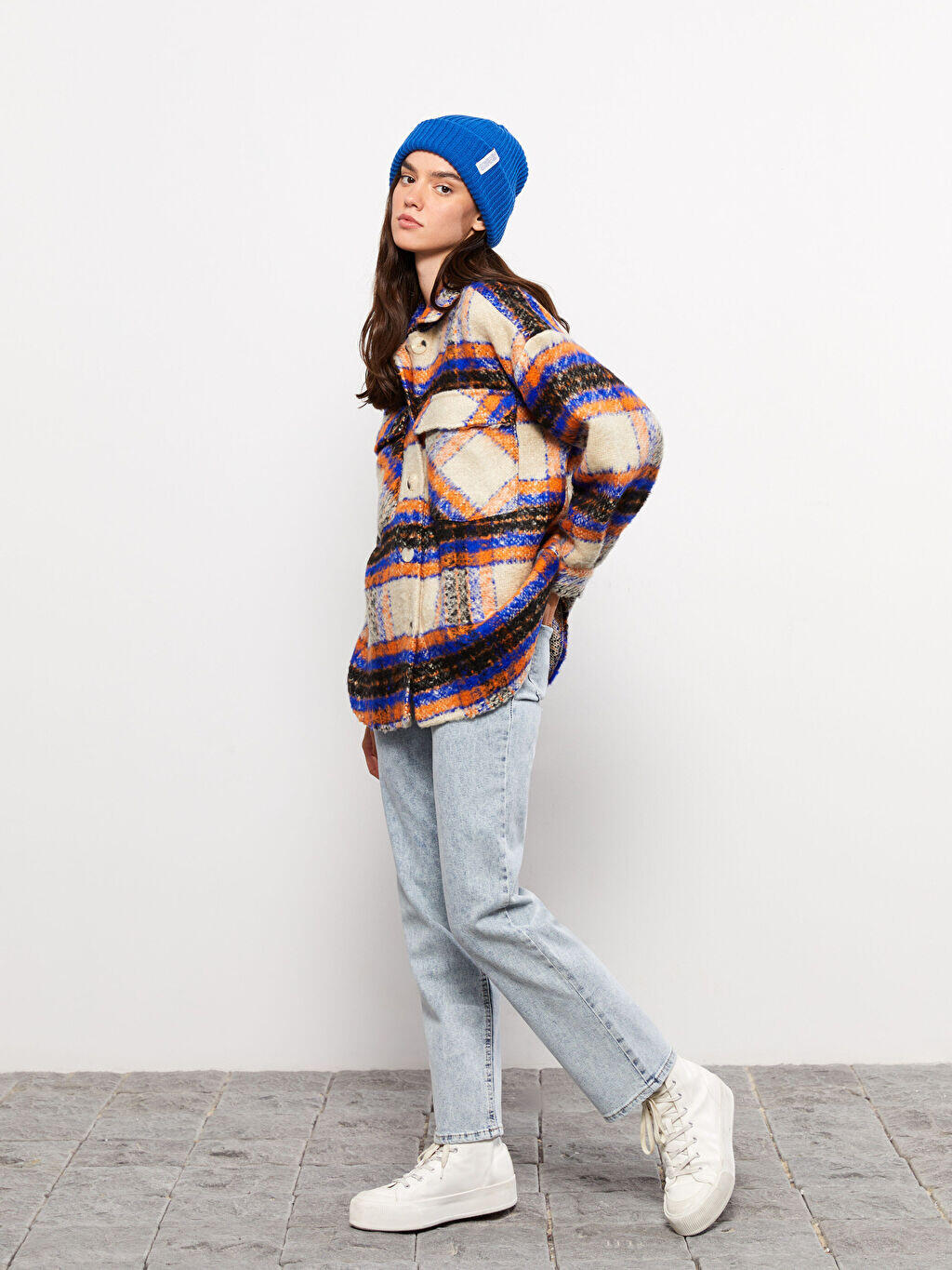 Женская куртка-рубашка в клетку с длинным рукавом LCW Casual, Серый, Женская куртка-рубашка в клетку с длинным рукавом LCW Casual
Женская куртка-рубашка в клетку с длинным рукавом LCW Casual, Серый, Женская куртка-рубашка в клетку с длинным рукавом LCW Casual
